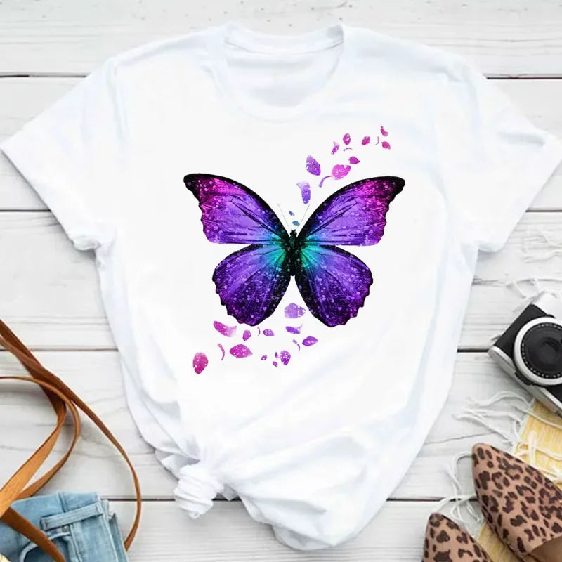 Noxwear - Butterfly Petal Graphic Tee