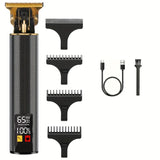 Noxwear - T9 LCD Electric Hairdresser Oil Shaving Head Electric Pusher Carving