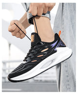 Noxwear - Men's Breathable Sports Shoes Spring New Mesh Casual Fashion Versatile Trendy Men's Shoes Summer Running Shoes Suitable for Outdoor Sports