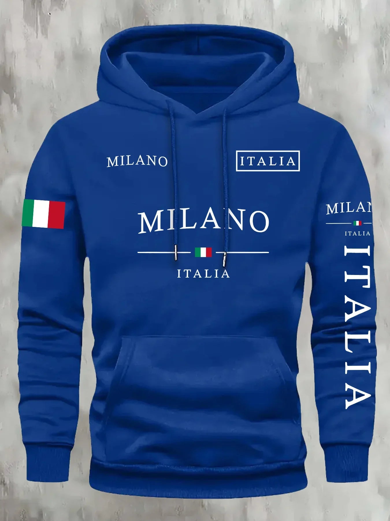Noxwear - ITALIA MILANO Men Women Hoodie Outdoor Street Casual Sports Vacation Trend Spring Autumn Winter Couple Sweatshirt Top Clothing