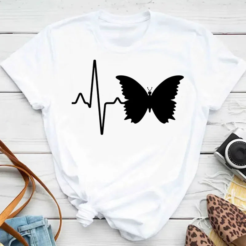 Noxwear - Butterfly Petal Graphic Tee