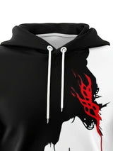 Noxwear-The new men's hoodie for the autumn of 2025 features a casual fashionable and sporty 3D Christ Jesus pattern print