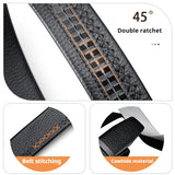 Noxwear - OYIFAN Men Belt Genuine Leather Belt for men Automatic belts Adjustable waistband Business belts 허리띠