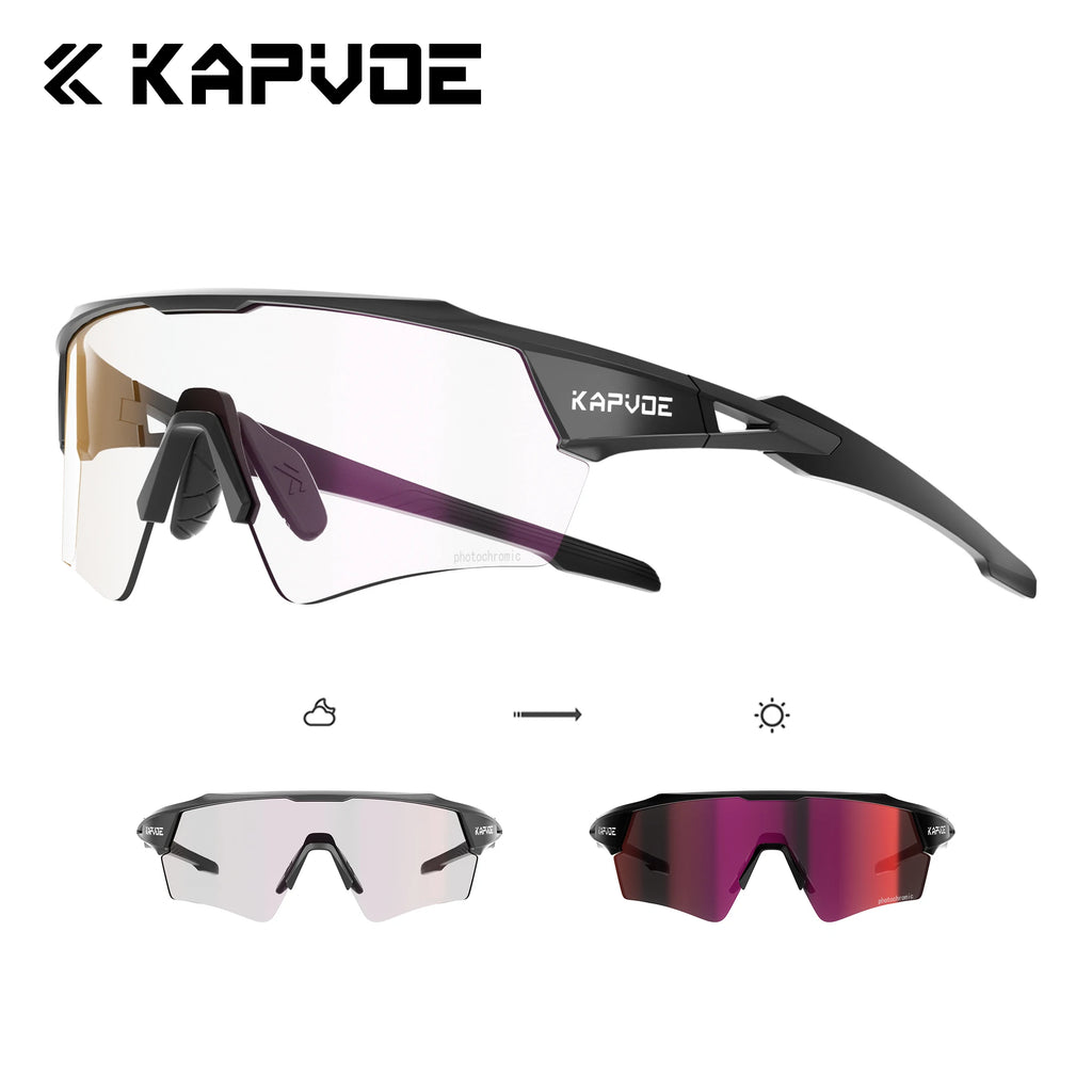 Noxwear - Kapvoe New Photochromic Cycling Sunglasses