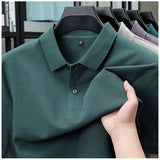 Noxwear - Men's 100% Cotton Polo Shirt - Summer Casual Breathable Tee,19 Colors,Ideal for Golf and Sports,Business Casual,Silk-Like Finish