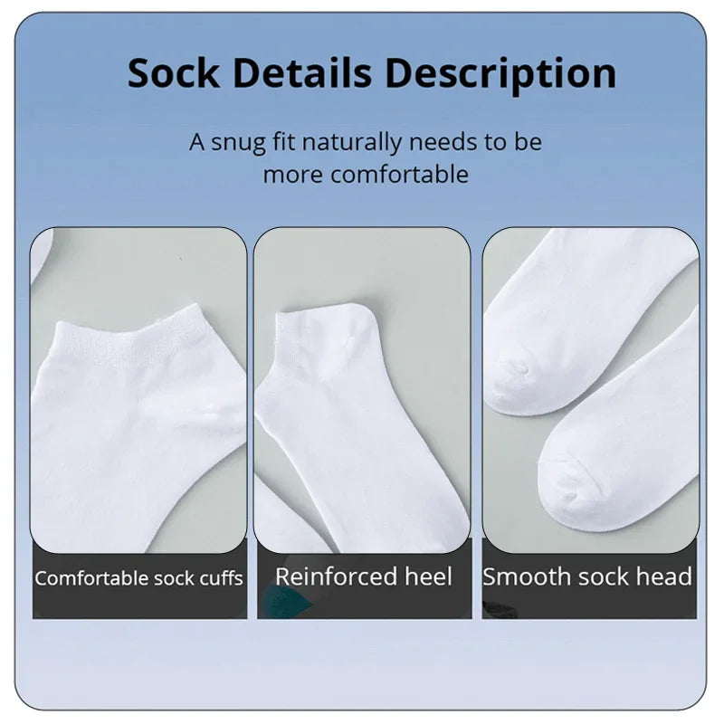 Noxwear - Breathable Anti-Odor Ankle Socks – 5/10/20/30 Pack