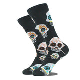 Noxwear - Cotton Happy Funny Socks Men Alien Planet Shark Crazy Design Sokken Unisex Novelty Dinosaur Crew Skateboard Calcetines Hombre