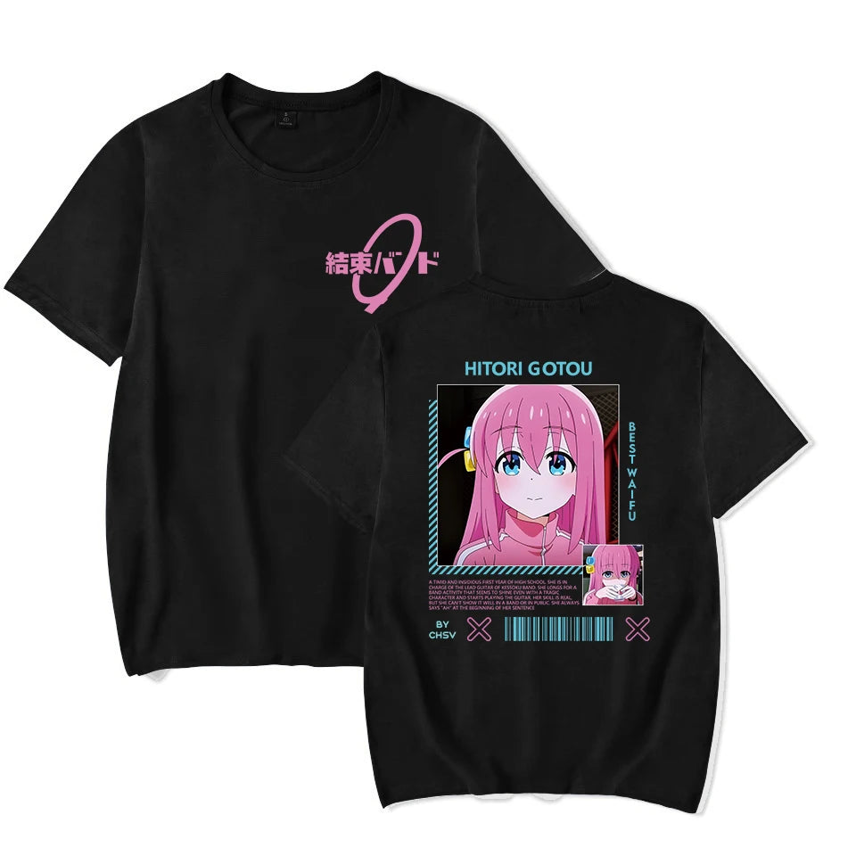 Noxwear - Classic Special TShirt Bocchi the Rock Gotou Hitori Manga Shirt Anime Comfortable Hip Hop Graphic T Shirt Short Sleeve Tees