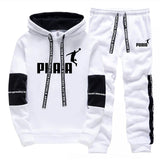 Noxwear - Hot Sales Mens Tracksuit Print Casual Sweatshirts Sportswear Single Piece Hoodie Pants Outdoors Gym Sports Jogging Mens Clothing