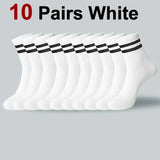 Noxwear - Breathable Striped Casual Socks – 10/20 Pack