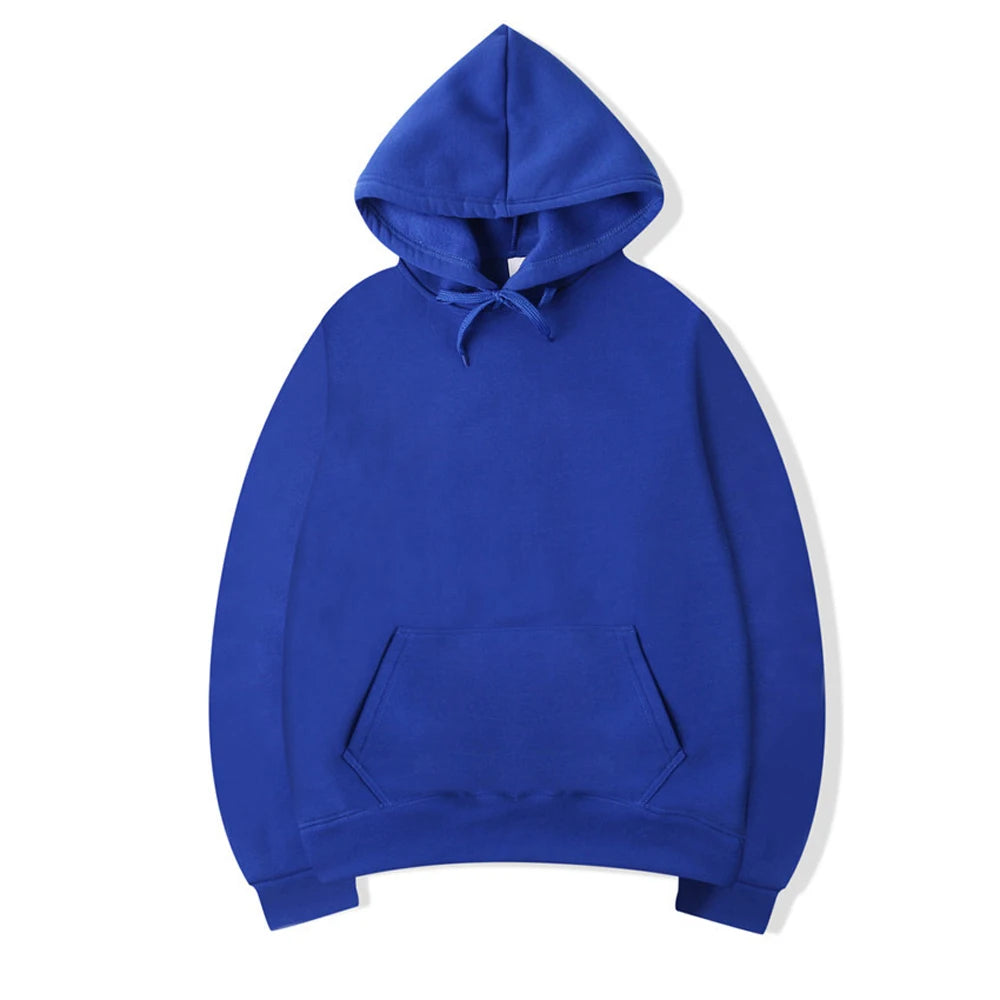 Noxwear - Hoodies Women Pullover Spring Autumn Casual Hoodie Sweatshirts Solid Color Hoodies Oversize Black Sweatshirt For Male