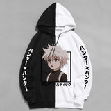 Noxwear - Hunter X Hunter Killua Zoldyck Mens Hoodies Autumn  Boys Girls Sweatshirts Fashion  3D Anime Print Hoodie