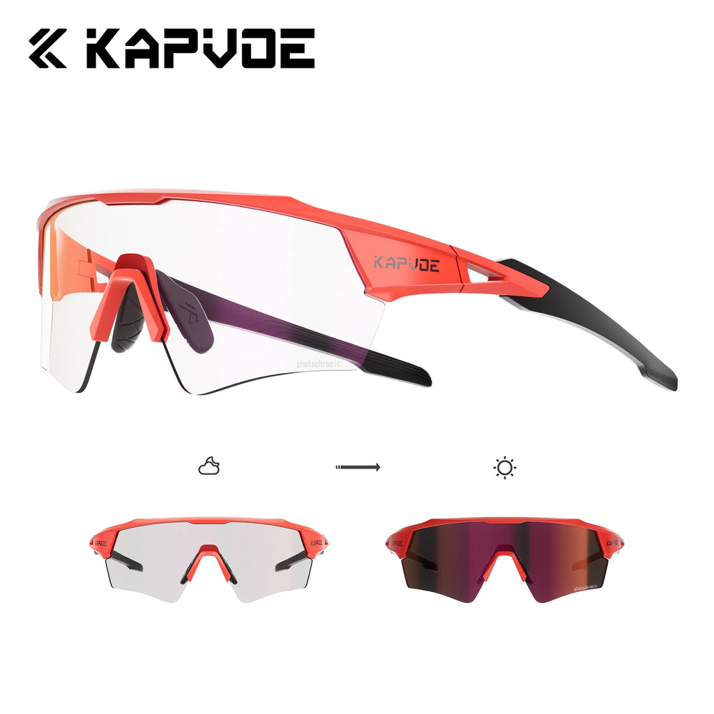 Noxwear - Kapvoe New Photochromic Cycling Sunglasses