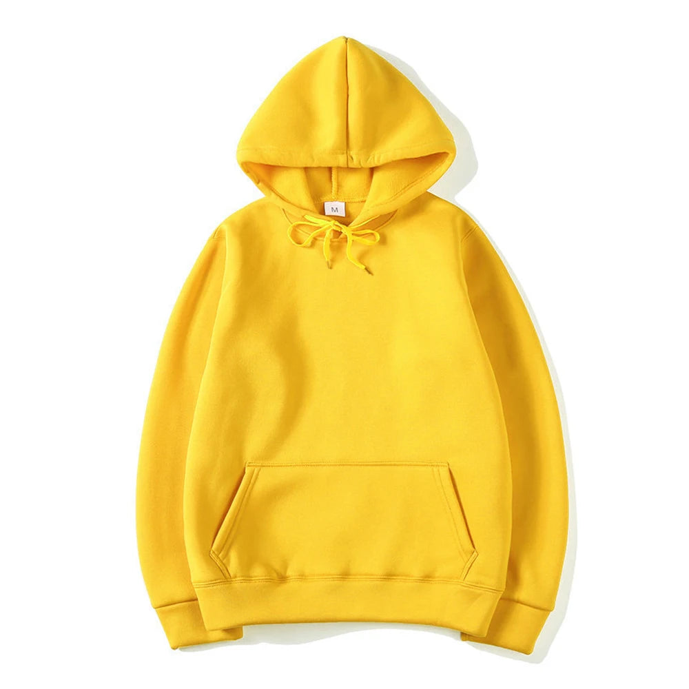 Noxwear - Hoodies Women Pullover Spring Autumn Casual Hoodie Sweatshirts Solid Color Hoodies Oversize Black Sweatshirt For Male