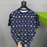 Noxwear - New Style Men's Casual Trendy Fashion Short-Sleeved T-Shirt Classic Round-neck T-Shirt Colorful Print Letters Summer Shirt