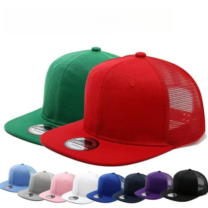 Noxwear-2026 New 1PC Hot Sale Cap Plain Snapback Hat High Quality Adult Hip Hop Baseball Cap Men Women Outdoor Leisure Baseball Hat