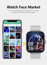 Noxwear - KESHUYOU New Bluetooth Call Smart Watch Information Push Men Women Health Monitoring Watch Pedometer Smart Watch For Android IOS