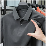 Noxwear - Men's 100% Cotton Polo Shirt - Summer Casual Breathable Tee,19 Colors,Ideal for Golf and Sports,Business Casual,Silk-Like Finish