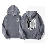 Noxwear-Japan Anime Attack on Titan Men Hoodies Spring Autumn Hip Hop Casual Pullover Top Hoodie Fashion Sweatshirts Jogging Sportswear