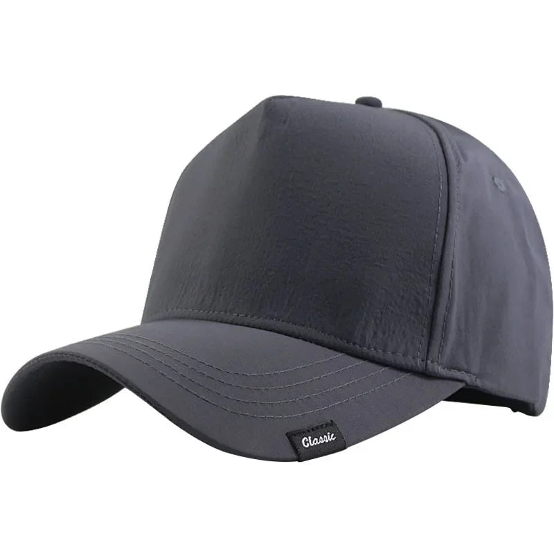 Noxwear-Brand Oohmy Baseball Hat for Men and Women, Quick Dry Hard Top, High Crown, Sports Hip Hop Caps, Big Head, Outdoor,