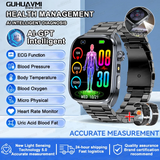 Noxwear - 2025 New Accurate ECG Smart Watch Heart Health Analysis Blood analysis Blood Lipid Blood Pressure BT call Smart Watches For Men