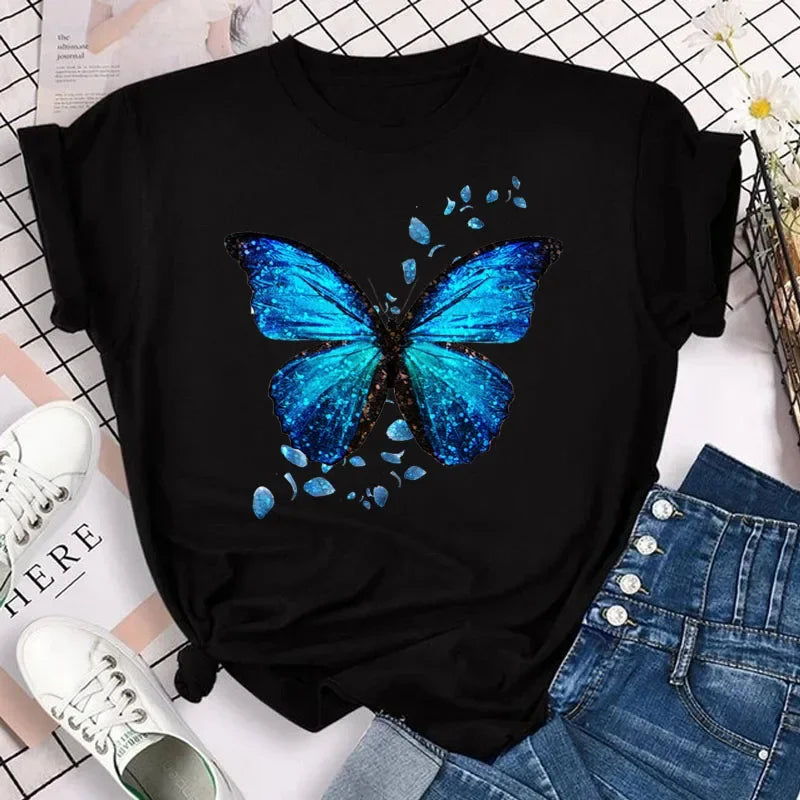 Noxwear - Butterfly Petal Graphic Tee
