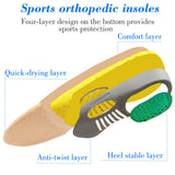 Noxwear - Premium Orthotic Gel Insoles Orthopedic Flat Foot Health Sole Pad For Shoes Insert Arch Support Pad For Plantar fasciitis Unisex