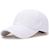 Noxwear - Hat Men Spring Summer Solid Color Mesh Cap Baseball Cap Women Autumn Korean Edition Sunscreen Hat Mesh Breathable Peaked Cap