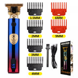 Noxwear - T9 LCD Electric Hairdresser Oil Shaving Head Electric Pusher Carving