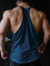Noxwear - Cross-border European Size Alpha Men's Printed Round-neck Fitness Vest, Undershirt, Muscle Quick-drying Basketball Vest