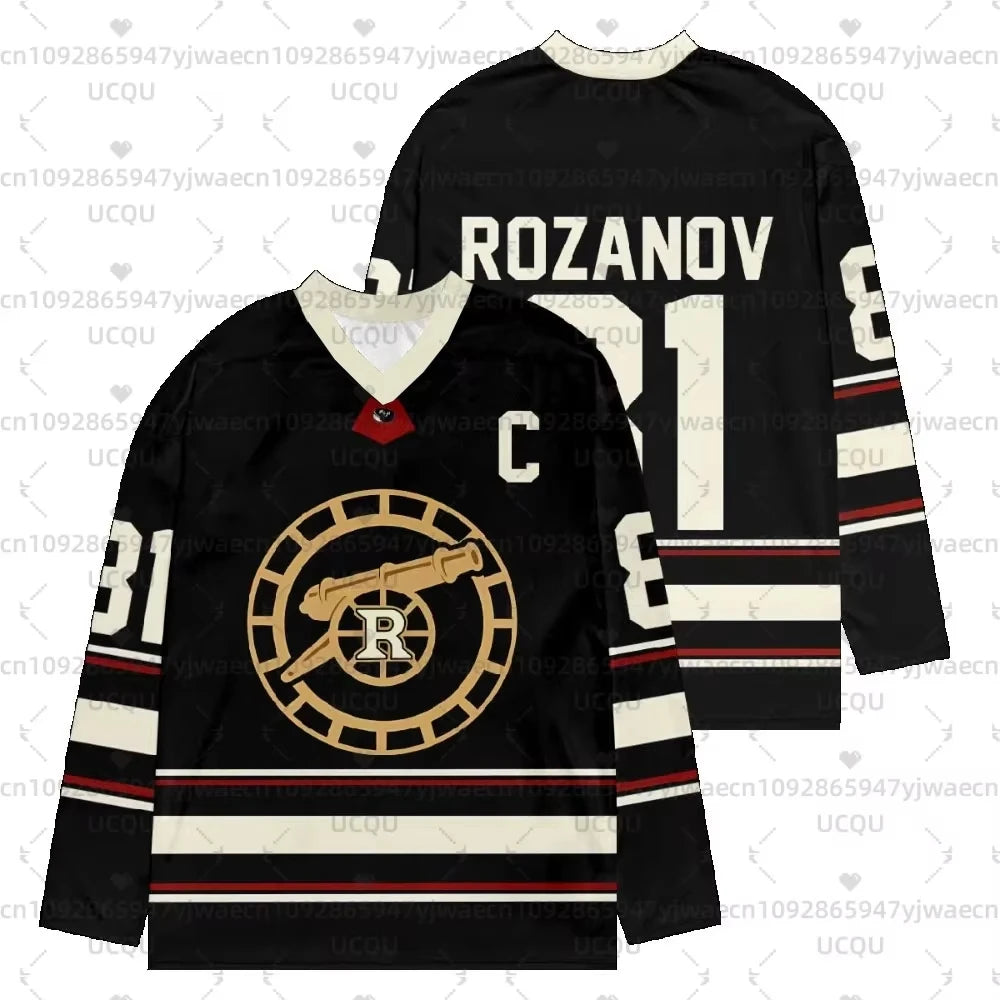 Noxwear - 2026 Mens New Heated Rivalry Hockey Jersey Long Sleeves Tee Men's Women's Rozanov HOLLANDER v-neck T-shirt Unisex Tops Pullovers