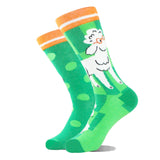 Noxwear - Cotton Happy Funny Socks Men Alien Planet Shark Crazy Design Sokken Unisex Novelty Dinosaur Crew Skateboard Calcetines Hombre