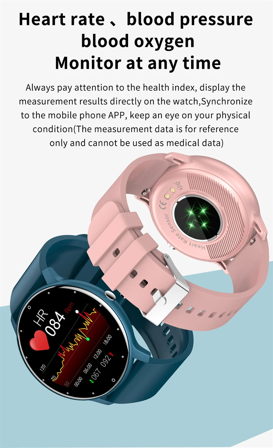 Noxwear - LIGE Smart Watch Women Men Full Touch Screen Bluetooth Call Smartwatch Waterproof Sports Fitness Tracker Watches for Android iOS