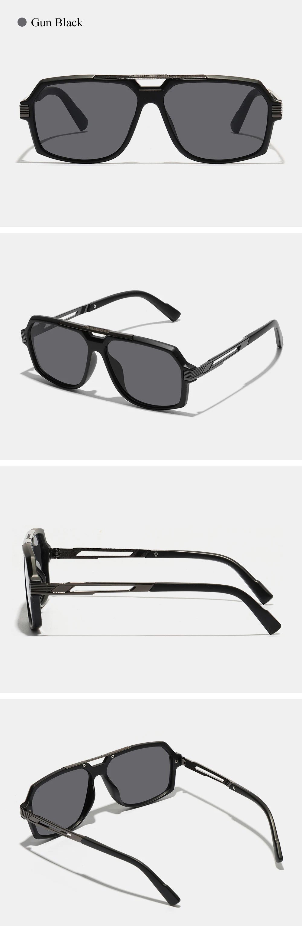 Noxwear - Ruiao Double-Bridge Pilot Sunglasses