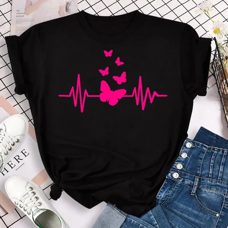 Noxwear - Butterfly Petal Graphic Tee