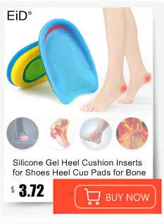 Noxwear - Premium Orthotic Gel Insoles Orthopedic Flat Foot Health Sole Pad For Shoes Insert Arch Support Pad For Plantar fasciitis Unisex