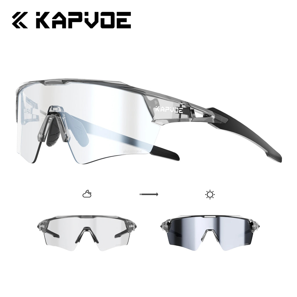 Noxwear - Kapvoe New Photochromic Cycling Sunglasses