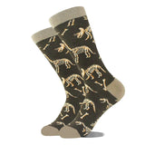 Noxwear - Cotton Happy Funny Socks Men Alien Planet Shark Crazy Design Sokken Unisex Novelty Dinosaur Crew Skateboard Calcetines Hombre