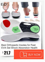 Noxwear - Premium Orthotic Gel Insoles Orthopedic Flat Foot Health Sole Pad For Shoes Insert Arch Support Pad For Plantar fasciitis Unisex