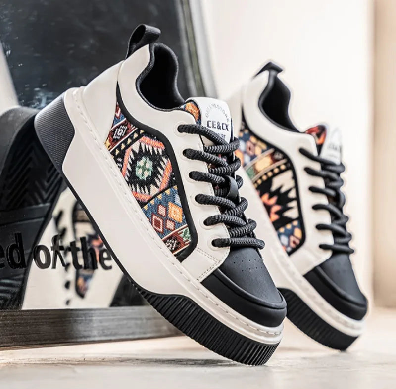 Noxwear - Men Casual Shoes 2025 New Spring Casual Sports Shoe Luxury Comfortable Trend Men's Board Shoes fashionble Sneaker Male Footwear