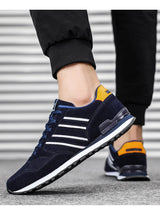 Noxwear - Artificial Leather Men Causal Shoes Male Spring Men Casual Light Shoes Sneakers Lac-up Flats Breathable Outdoors Sapato