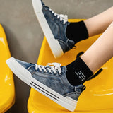 Noxwear - 2026 Trend Men's Casual Canvas Shoes Flats Shoe Hot Korean Style Men Board Shoes Lightweight  Breathable Walking Footwear Hombre