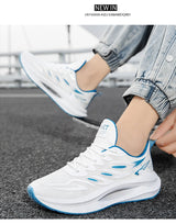 Noxwear - Men's Breathable Sports Shoes Spring New Mesh Casual Fashion Versatile Trendy Men's Shoes Summer Running Shoes Suitable for Outdoor Sports