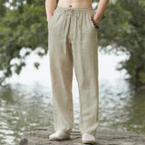 Noxwear - Men's Beach Pants Joggers  Streetwear Cotton Linen Sweatpants Casual Pants Hawaiian Vacation Loose Summer Long