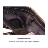 Noxwear - New Style Multi Card Slot Leather Wallet for Men Hand Woven Fashion Simple Ultra Thin Coin Purse