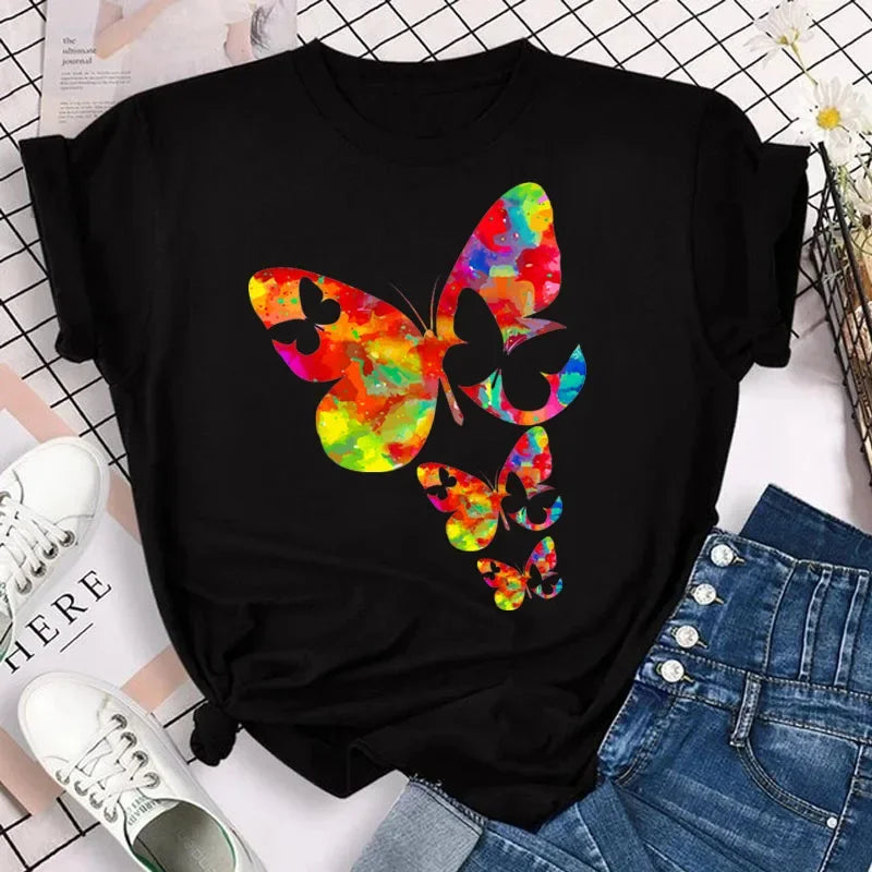 Noxwear - Butterfly Petal Graphic Tee