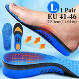 Noxwear - Premium Orthotic Gel Insoles Orthopedic Flat Foot Health Sole Pad For Shoes Insert Arch Support Pad For Plantar fasciitis Unisex