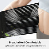 Noxwear - Lower Back Brace with 6 Stays Anti-skid Orthopedic Lumbar Support Breathable Waist Support Belt for Men Women Gym Pain Relief