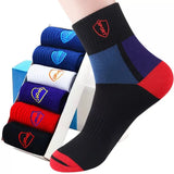 Noxwear - 10/5/3pairs Breathable Con Sports Stockings Men Bamboo Fiber Autumn and Winter Men Socks Sweat Absorption Deodorant.