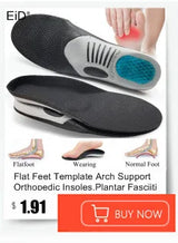 Noxwear - Premium Orthotic Gel Insoles Orthopedic Flat Foot Health Sole Pad For Shoes Insert Arch Support Pad For Plantar fasciitis Unisex